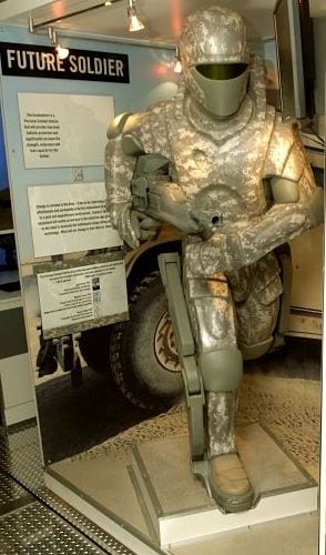 Super Soldier futuristic Sci Fi suit