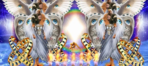 Image of all the angels in the hierarchy of angels
