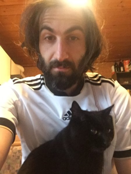 Rolo Dave and his Cat in Germany 