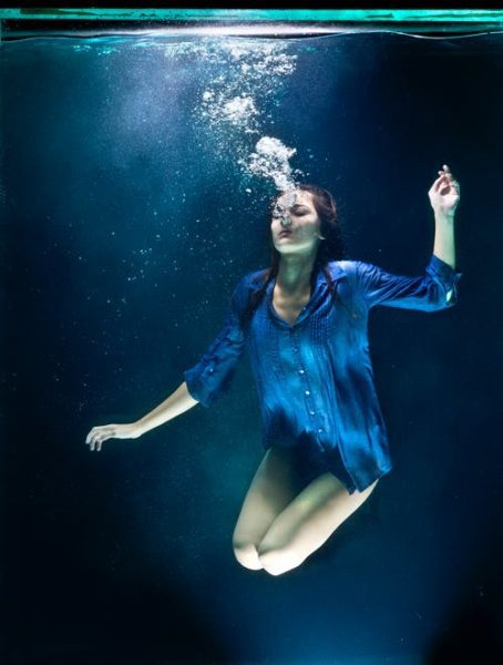 Image of a Girl under water